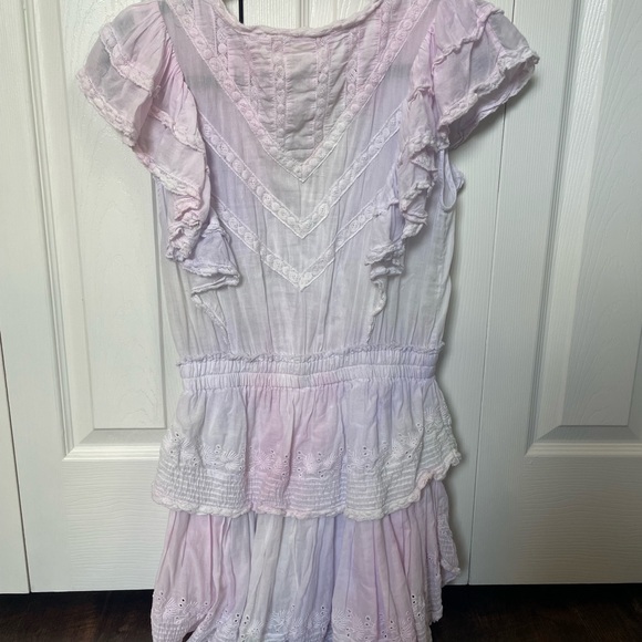LoveShackFancy Delicate Pink Lace Dress - Picture 2 of 3